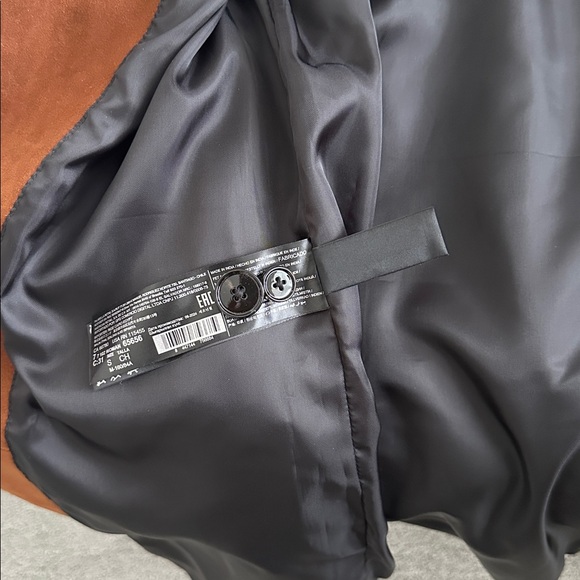 Mango Brown Leather Jacket - Picture 14 of 15